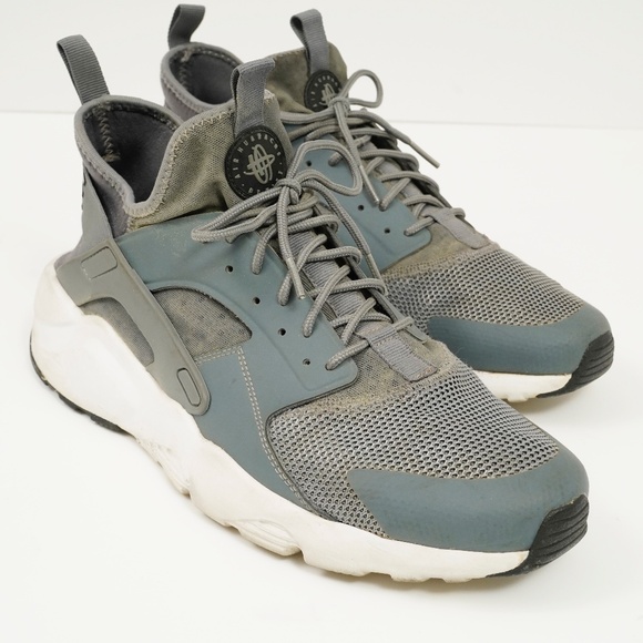 Nike Air Huarache Run Ultra Men’s Size 10.5 Gray Running Shoes – Read - Picture 1 of 12